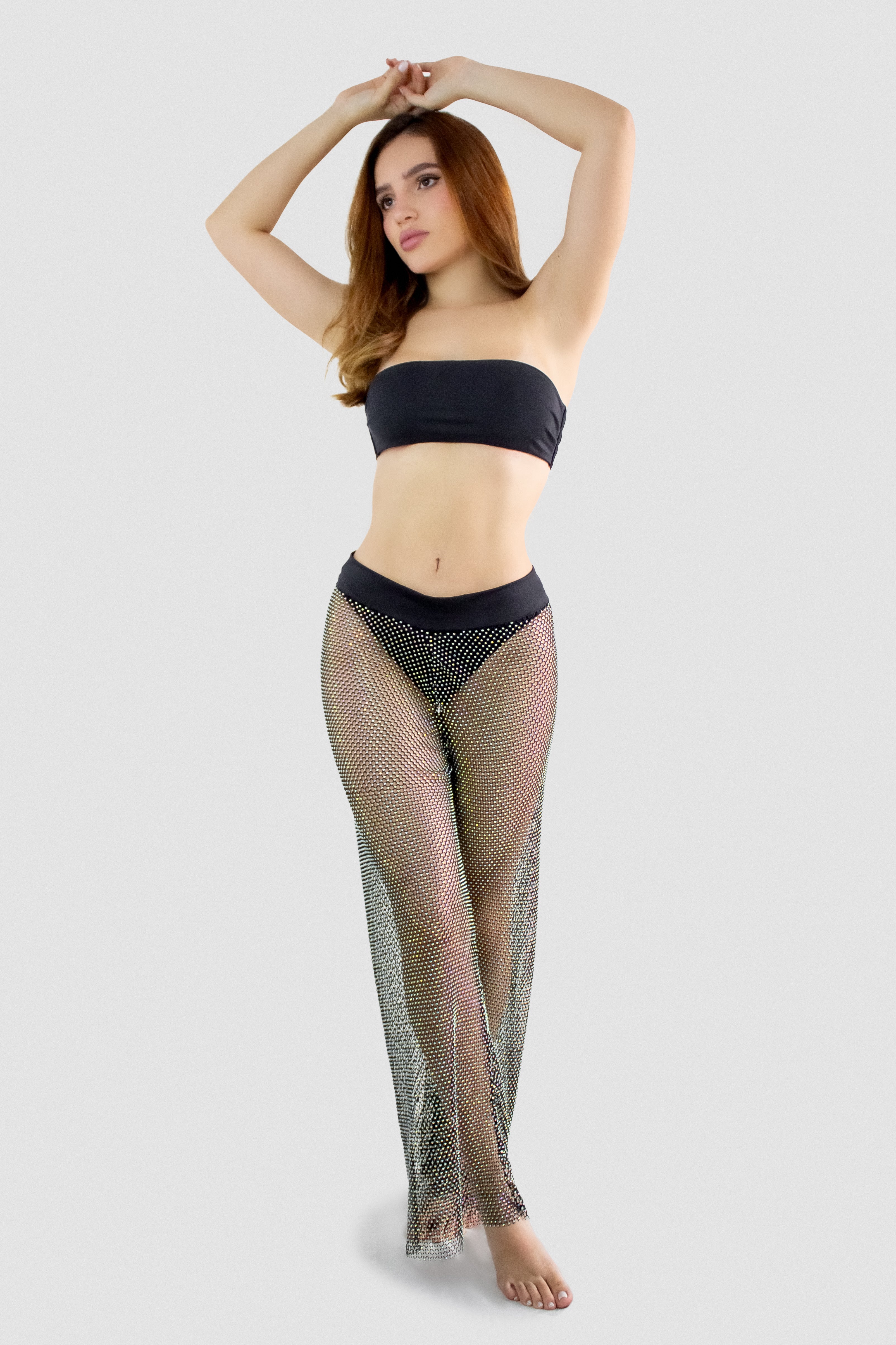 Salida de Baño Crystal Mesh Black